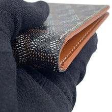 将图像加载到图库查看器中,GOYARD Herringbone Long Wallet Black/Tan PVC/Leather