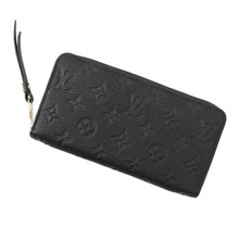 将图像加载到图库查看器中,LOUIS VUITTON Zippy Wallet NoirM61864 Monogram Empreinte Leather