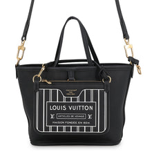 Load image into Gallery viewer, LOUIS VUITTON Neverfull・Inside Out NoirM12099 Monogram Grain Leather Size BB