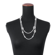 将图像加载到图库查看器中,HERMES Farandole Necklace Size 120 SV925