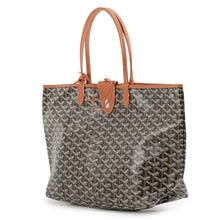 将图像加载到图库查看器中,GOYARD Saint Louis with clip Black/TanSTLCROPMLTY01CL03P PVC Leather Size PM