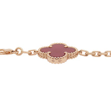 Load image into Gallery viewer, Van Cleef & Arpels Vintage Alhambra 5 Motif BraceletVCARP7RP00 18K Pink Gold