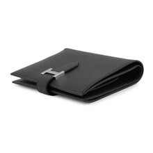 将图像加载到图库查看器中,HERMES BEAN Compact Black Epsom