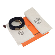 Load image into Gallery viewer, HERMES Evelyne Amazon Etoupe/Blue Indigo Taurillon Clemence Size TPM