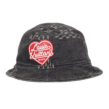 将图像加载到图库查看器中,LOUIS VUITTON Bonnet Denim LV MADE Size M NoirMP3244 Cotton100%