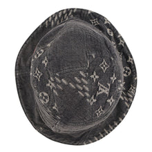 将图像加载到图库查看器中,LOUIS VUITTON Bonnet Denim LV MADE Size M NoirMP3244 Cotton100%