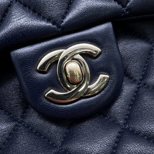 Load image into Gallery viewer, CHANEL Matelasse Drawstring Backpack NavyA94417 Lambskin