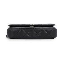 Load image into Gallery viewer, CHANEL Matelasse Flap ChainShoulder Phone Pouch BlackAP2096 Caviar Leather