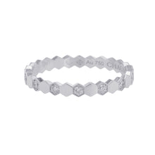 Load image into Gallery viewer, Chaumet B. de Chaumet Diamond Ring Size 52/#1281890 18K White Gold