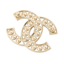 将图像加载到图库查看器中,CHANEL CC Logo BroochA64978-Y09449-Z2048 Faux Pearl Metal