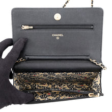 Load image into Gallery viewer, CHANEL Matelasse Chain wallet BlackAP3127 Caviar Leather