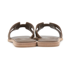 将图像加载到图库查看器中,HERMES Oran Sandals Etoupe Epsom Size 35