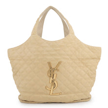Load image into Gallery viewer, SAINT LAURENT PARIS Icare Maxi Shopping Bag Beige698651 Suede leather