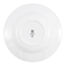 Load image into Gallery viewer, HERMES H Deco Soup Plates (Set of 2) White/BlackP037013P Porcelain Size 8.7"