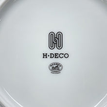 Load image into Gallery viewer, HERMES H Deco Soup Plates (Set of 2) White/BlackP037013P Porcelain Size 8.7"