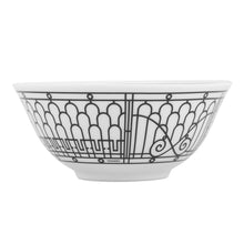 Load image into Gallery viewer, HERMES H Deco Bowls (Set of 2) White/BlackP037084P Porcelain Size 12.5 cm