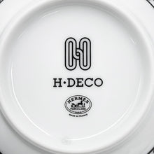 Load image into Gallery viewer, HERMES H Deco Bowls (Set of 2) White/BlackP037084P Porcelain Size 12.5 cm