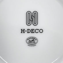 将图像加载到图库查看器中,HERMES Teacup & Saucer H Deco Pair Set White/BlackP037016P Porcelain Size 7.8 cm