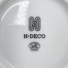 将图像加载到图库查看器中,HERMES Teacup & Saucer H Deco Pair Set White/BlackP037016P Porcelain Size 7.8 cm