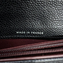 将图像加载到图库查看器中,CHANEL Matelasse Classic Long Flap Wallet BlackAP0241 Caviar Leather