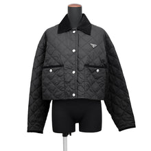 Load image into Gallery viewer, PRADA Lightweight Re-Nylon Cropped Jacket Size 38 Black29X166_1WQ9_F0002_S_OOO Nylon100%