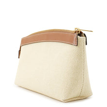 Load image into Gallery viewer, CELINE Triomphe Pouch Beige/Tan Canvas Leather