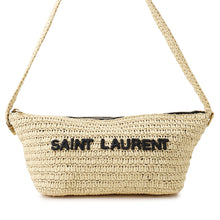 Load image into Gallery viewer, SAINT LAURENT PARIS Le Raffia Shoulder Beige667490 Raffia