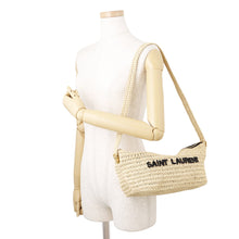 Load image into Gallery viewer, SAINT LAURENT PARIS Le Raffia Shoulder Beige667490 Raffia
