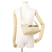 Load image into Gallery viewer, SAINT LAURENT PARIS Le Raffia Shoulder Beige667490 Raffia