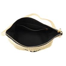 Load image into Gallery viewer, SAINT LAURENT PARIS Le Raffia Shoulder Beige667490 Raffia