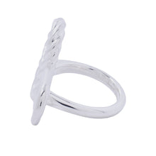 Load image into Gallery viewer, HERMES Chaine d'Ancre Alea II Torsade Ring Size 53/#13H126635B SV925