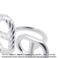 Load image into Gallery viewer, HERMES Chaine d'Ancre Alea II Torsade Ring Size 53/#13H126635B SV925