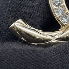 Load image into Gallery viewer, CHANEL CC Logo Necklace GoldAB1456 Metal Rhinestone