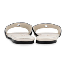 Load image into Gallery viewer, CHANEL CC Logo Mules White/BlackG47260 Lambskin Size 38C