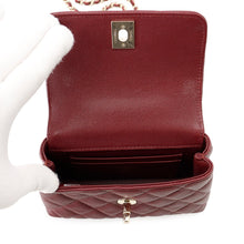 Load image into Gallery viewer, CHANEL Coco Handle 2-way Handbag BordeauxAP4244 Caviar Leather Size Mini mini
