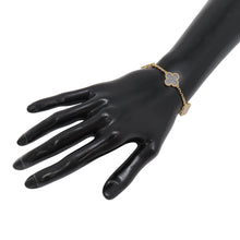 Load image into Gallery viewer, Van Cleef & Arpels Vintage Alhambra 5 Motif BraceletVCARP39D00 18K Yellow Gold