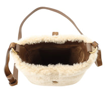 Load image into Gallery viewer, SAINT LAURENT PARIS LE 5 A 7 Body Bag Beige/Brown760376 Shearling Leather