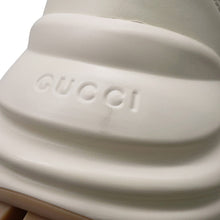 将图像加载到图库查看器中,GUCCI Sneakers RHYTON 25 Ivory663339 Leather Size 13