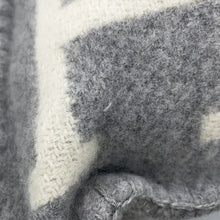 Load image into Gallery viewer, HERMES Avalon III Cushion Ecru/Gris・Claire Wool90% Cashmere10% Size PM