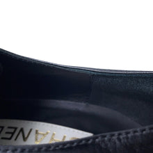 Load image into Gallery viewer, CHANEL Lace-up shoes BlackG45262 Shiny Goatskin Leather Grosgrain Size 37C