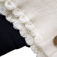 将图像加载到图库查看器中,CHANEL COCO Button Rib Knit Cardigan Size 34 IvoryP78450 Wool Polyurethane Polyamide