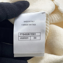 将图像加载到图库查看器中,CHANEL COCO Button Rib Knit Cardigan Size 34 IvoryP78450 Wool Polyurethane Polyamide