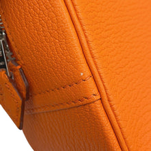 将图像加载到图库查看器中,HERMES Plume Orange Chevre Myzore Goatskin Size Mini