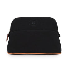 Load image into Gallery viewer, HERMES BolidePouch Black Cotton100% Size Mini