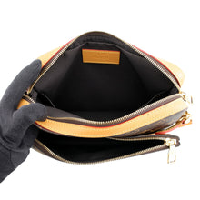 Load image into Gallery viewer, LOUIS VUITTON Trio Messenger BrownM45965 Monogram Stripe LV Squared