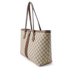 Load image into Gallery viewer, BALENCIAGA GUCCI x BALENCIAGA The Hacker Project Tote Bag Beige/Brown680125 PVC Leather Size Medium