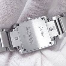 将图像加载到图库查看器中,CARTIER Tank Francaise SM H25mm×W20mm Stainless Steel Pink shell DialW51028Q3
