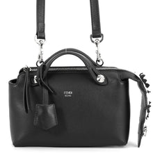 Load image into Gallery viewer, FENDI By the way Black8BL135 Leather Rhinestone Size Mini