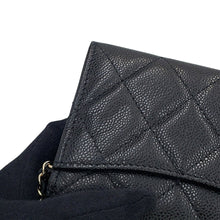 Load image into Gallery viewer, CHANEL Mini Chain Wallet Card Holder BlackAP0238-B10583-C3906 Caviar Leather