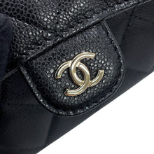 Load image into Gallery viewer, CHANEL Mini Chain Wallet Card Holder BlackAP0238-B10583-C3906 Caviar Leather